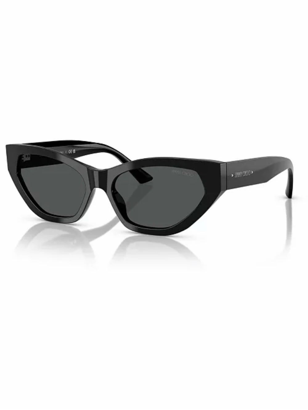 Jimmy Choo Black Cat-Eye Sunglasses for Women